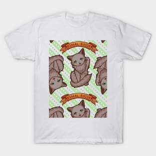 Kitty Final Boss Pattern T-Shirt